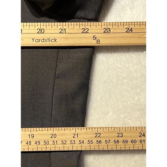 Nautica Mens 41R 32x29 Olive Gray Green Tone Suit Worsted Wool U.S.A. - Picture 11 of 16